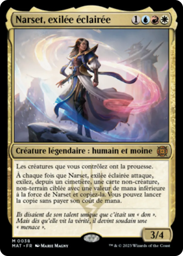 Narset, exilée éclairée — March of the Machine: The Aftermath — Magic: The Gathering