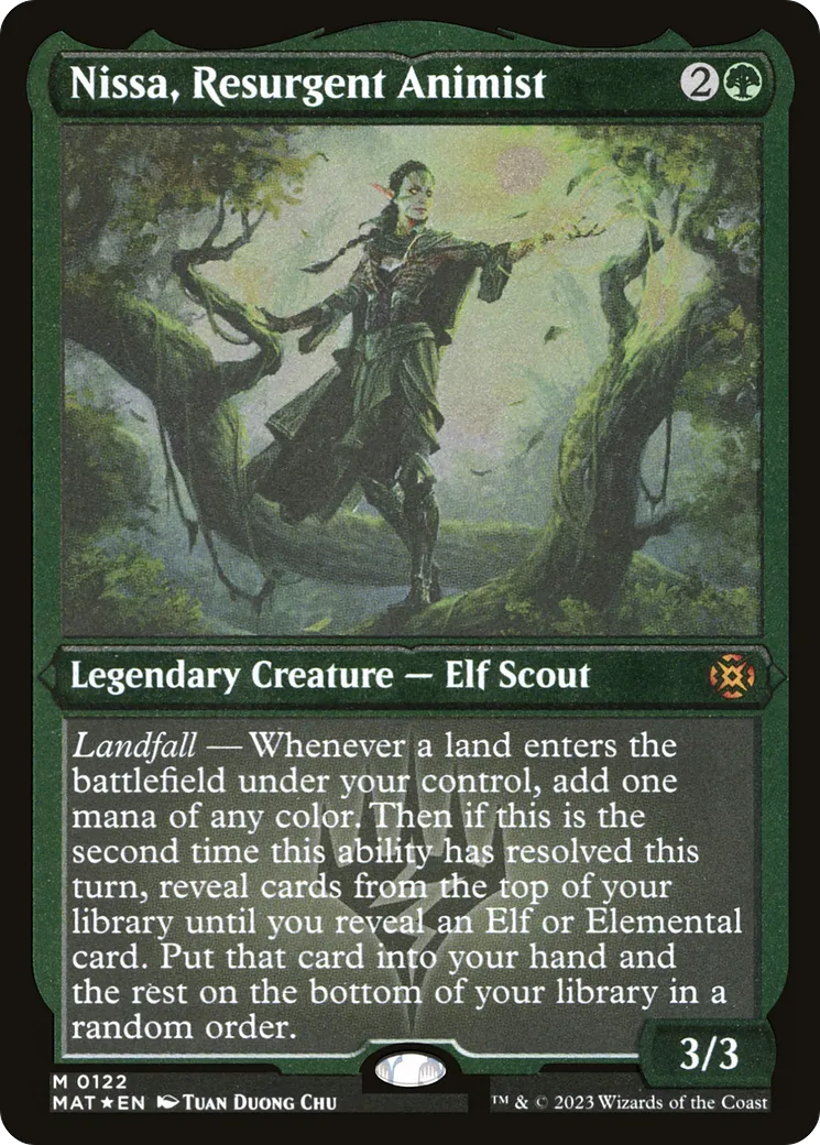 Nissa, Resurgent Animist — March of the Machine: The Aftermath — Magic: The Gathering