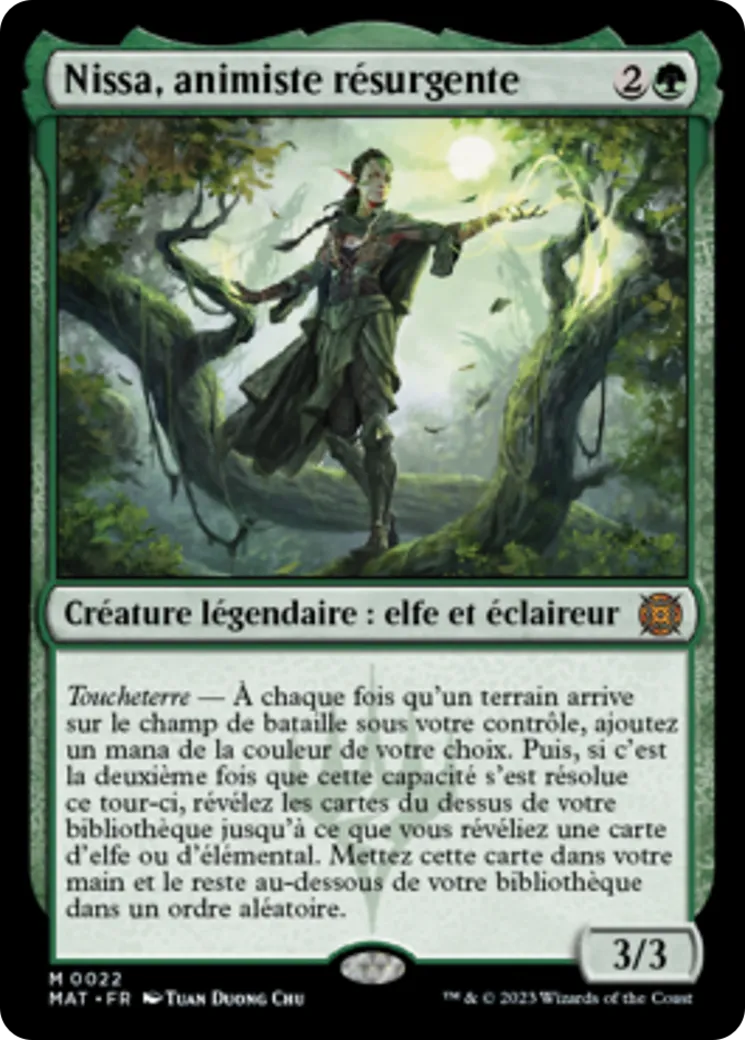 Nissa, animiste résurgente — March of the Machine: The Aftermath — Magic: The Gathering