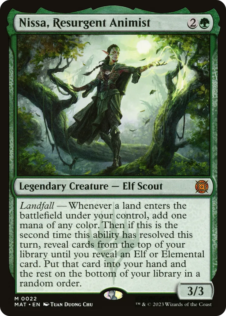 Nissa, animiste résurgente — March of the Machine: The Aftermath — Magic: The Gathering