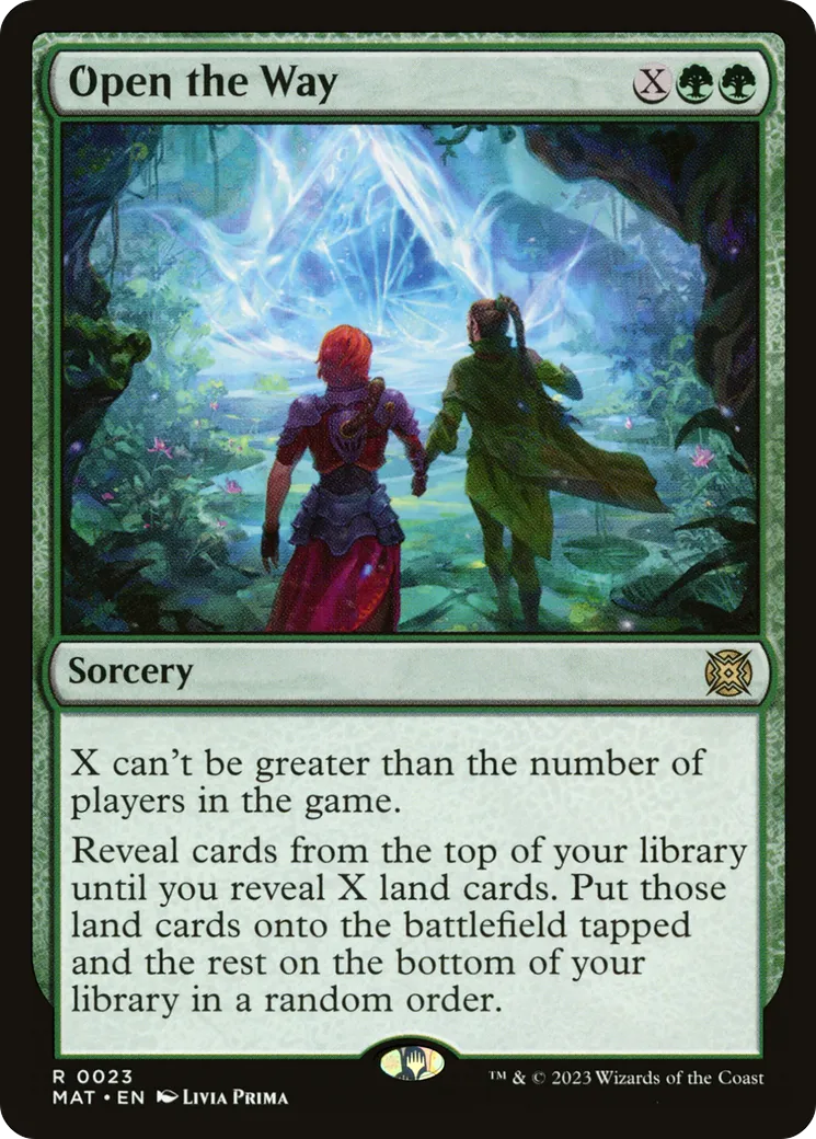 Open the Way — March of the Machine: The Aftermath — Magic: The Gathering