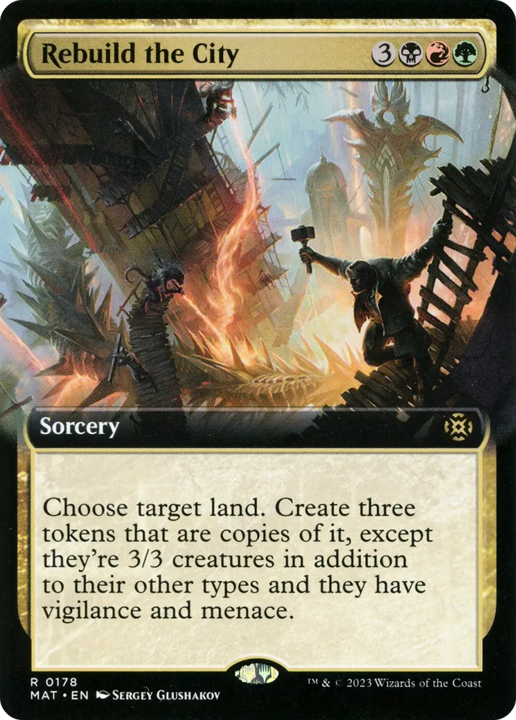 Rebuild the City — March of the Machine: The Aftermath — Magic: The Gathering