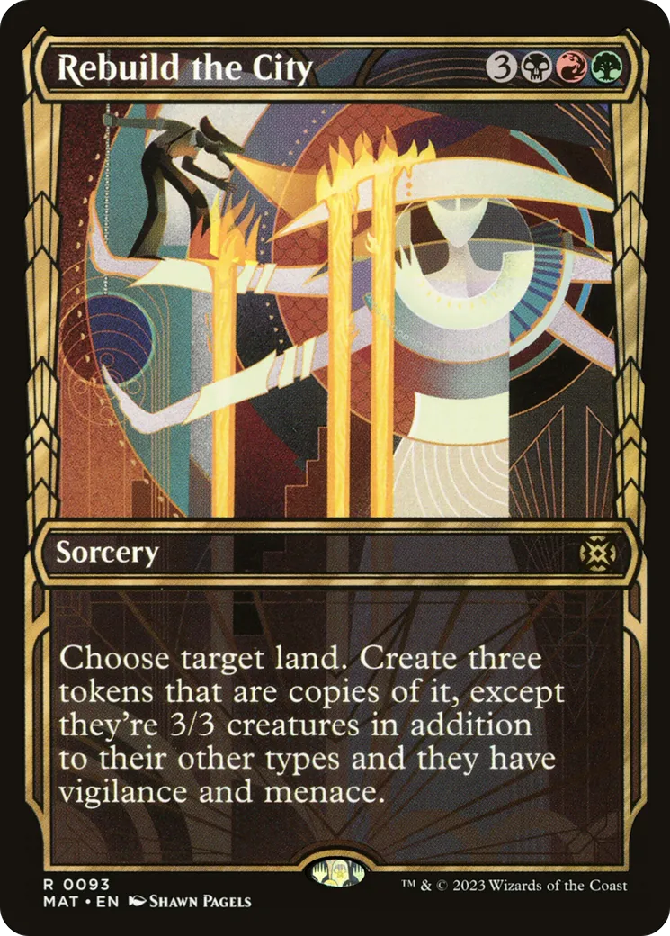 Reconstruire la cité — March of the Machine: The Aftermath — Magic: The Gathering