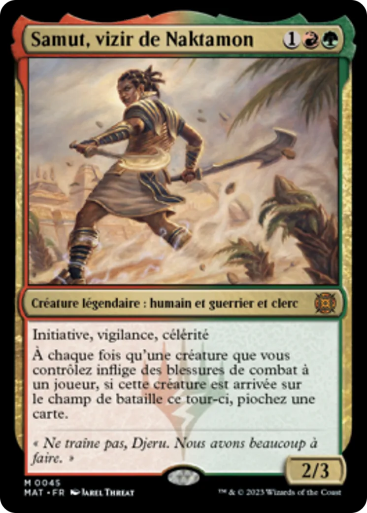 Samut, vizir de Naktamon — March of the Machine: The Aftermath — Magic: The Gathering