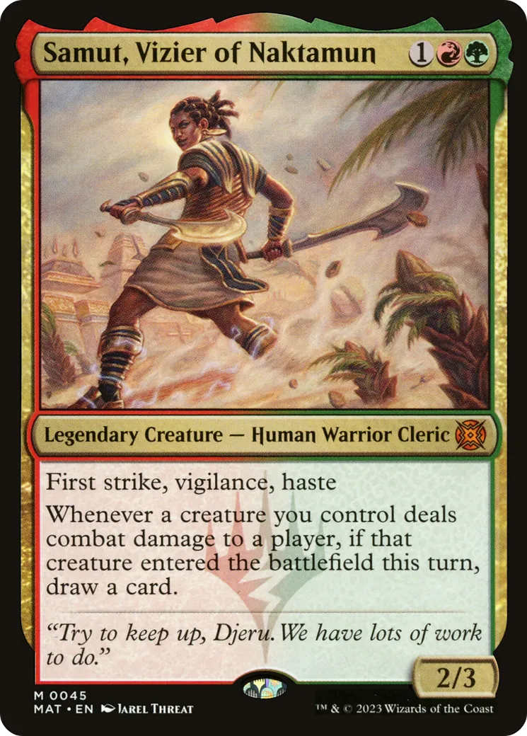 Samut, Vizier of Naktamun — March of the Machine: The Aftermath — Magic: The Gathering