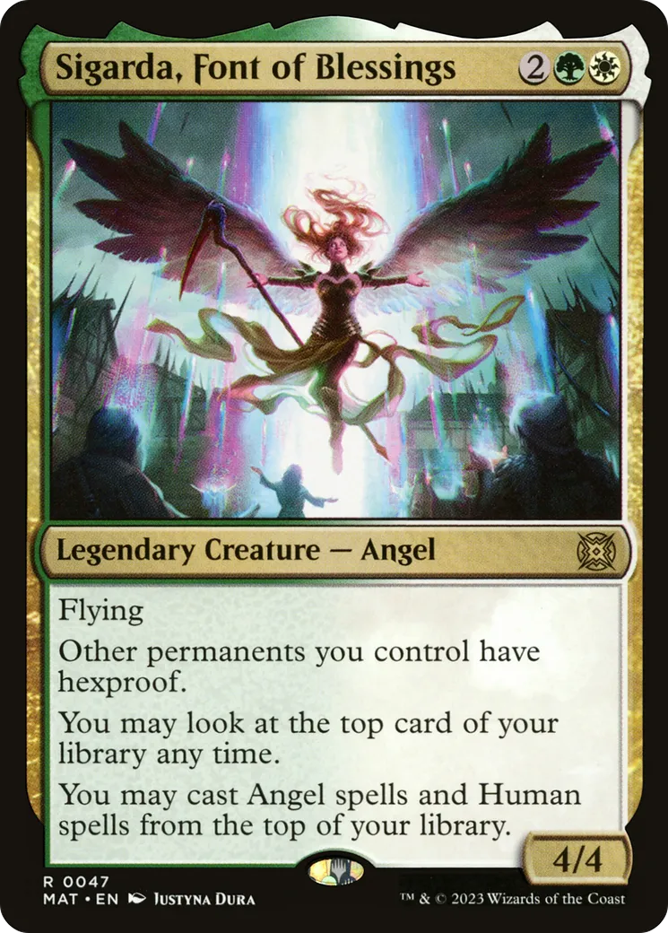 Sigarda, Font of Blessings — March of the Machine: The Aftermath — Magic: The Gathering