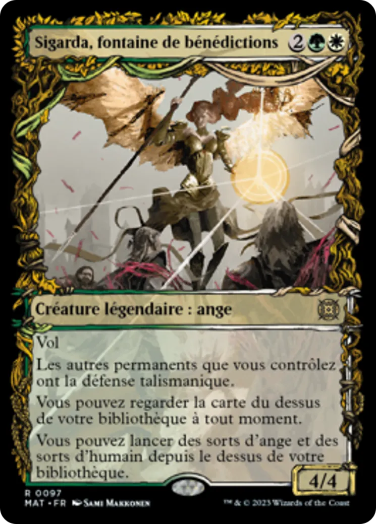 Sigarda, fontaine de bénédictions — March of the Machine: The Aftermath — Magic: The Gathering