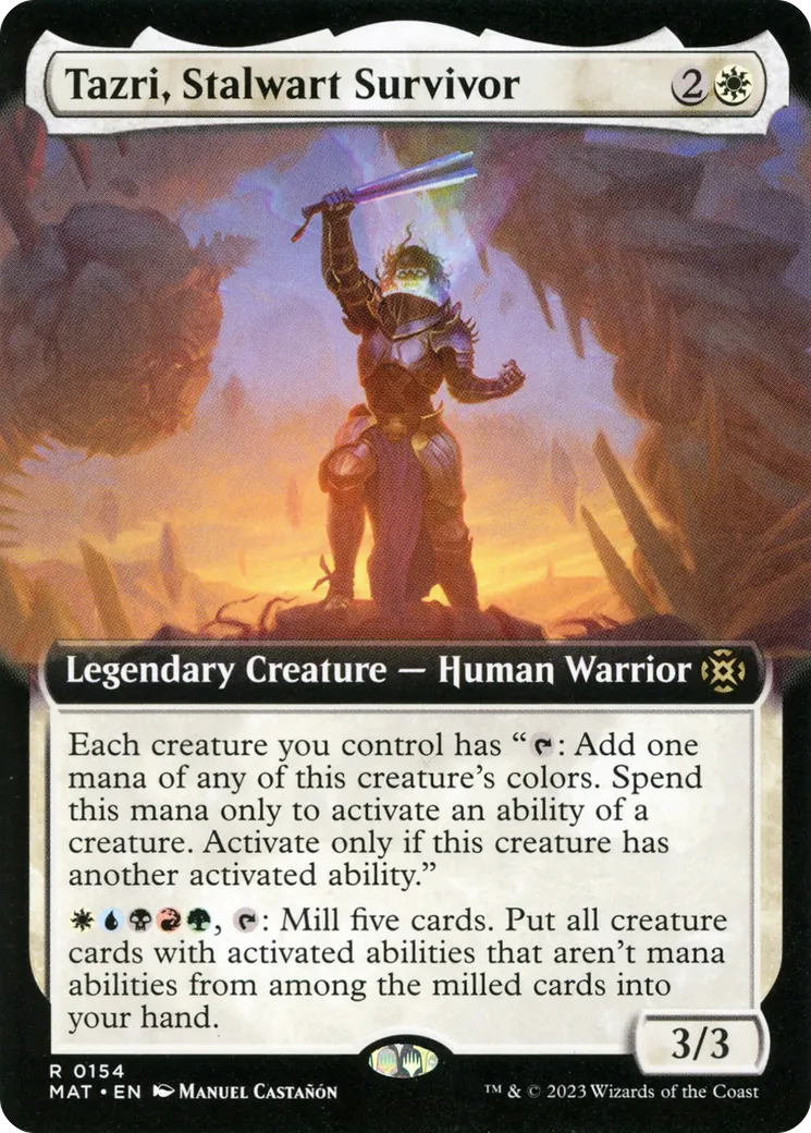Tazri, Stalwart Survivor — March of the Machine: The Aftermath — Magic: The Gathering