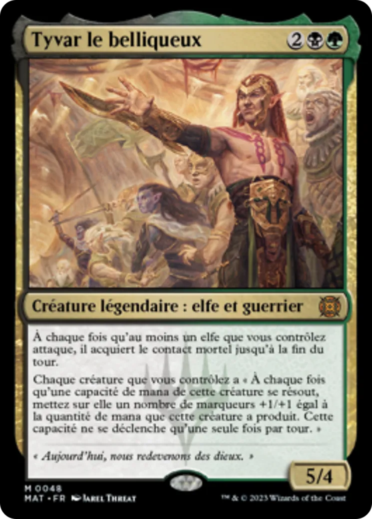 Tyvar le belliqueux — March of the Machine: The Aftermath — Magic: The Gathering