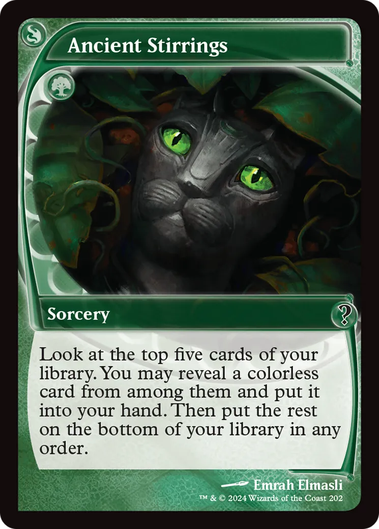 Ancient Stirrings — Mystery Booster 2 — Magic: The Gathering