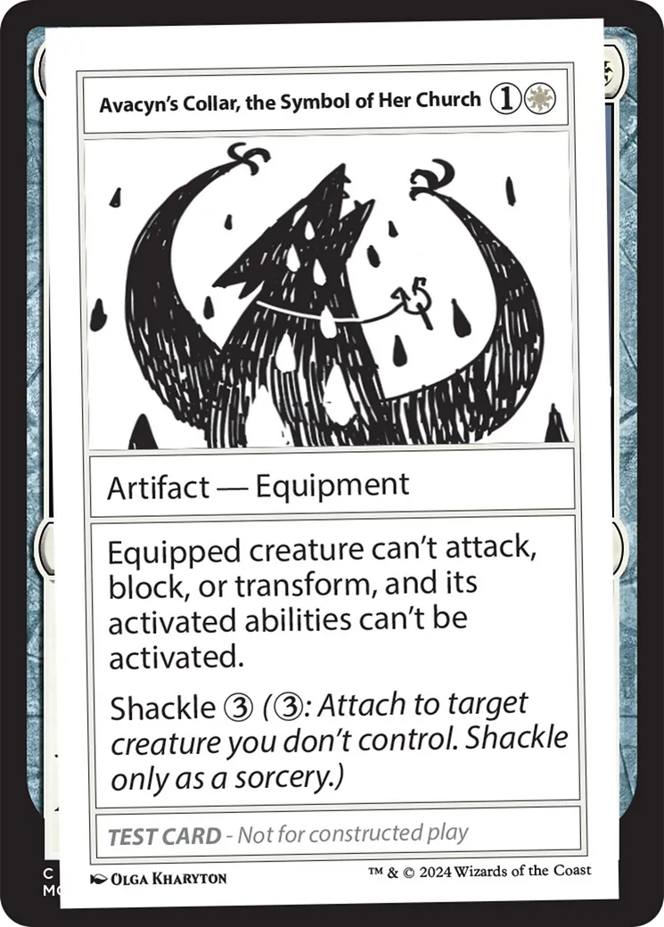 Avacyn's Collar, the Symbol of Her Church — Mystery Booster 2 — Magic: The Gathering