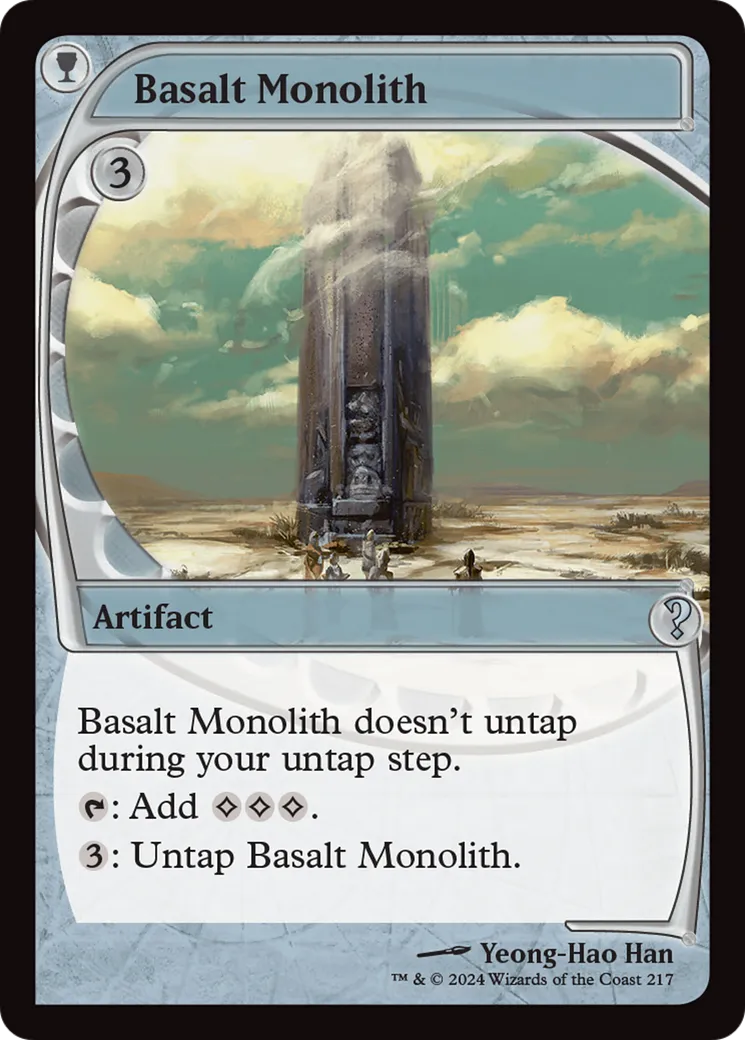 Monolithe de basalte — Mystery Booster 2 — Magic: The Gathering