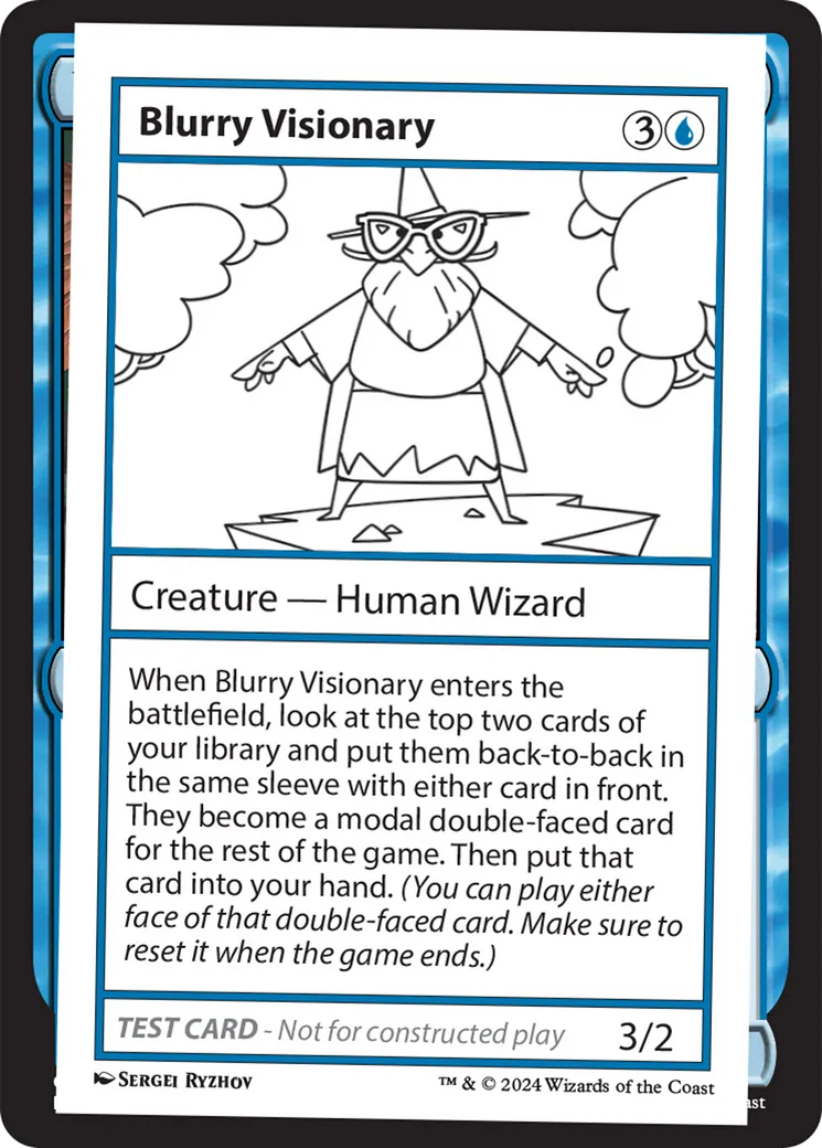 Blurry Visionary — Mystery Booster 2 — Magic: The Gathering