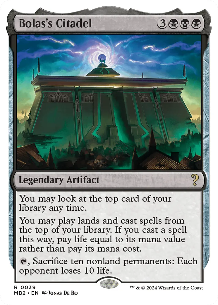 Citadelle de Bolas — Mystery Booster 2 — Magic: The Gathering