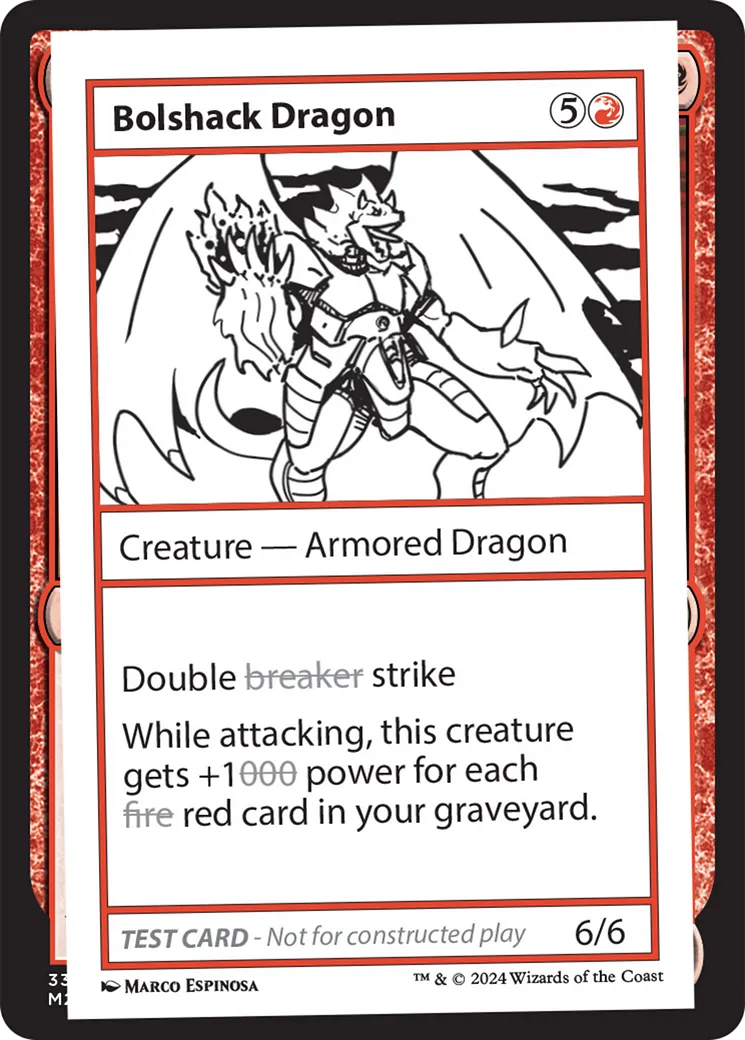 Bolshack Dragon — Mystery Booster 2 — Magic: The Gathering