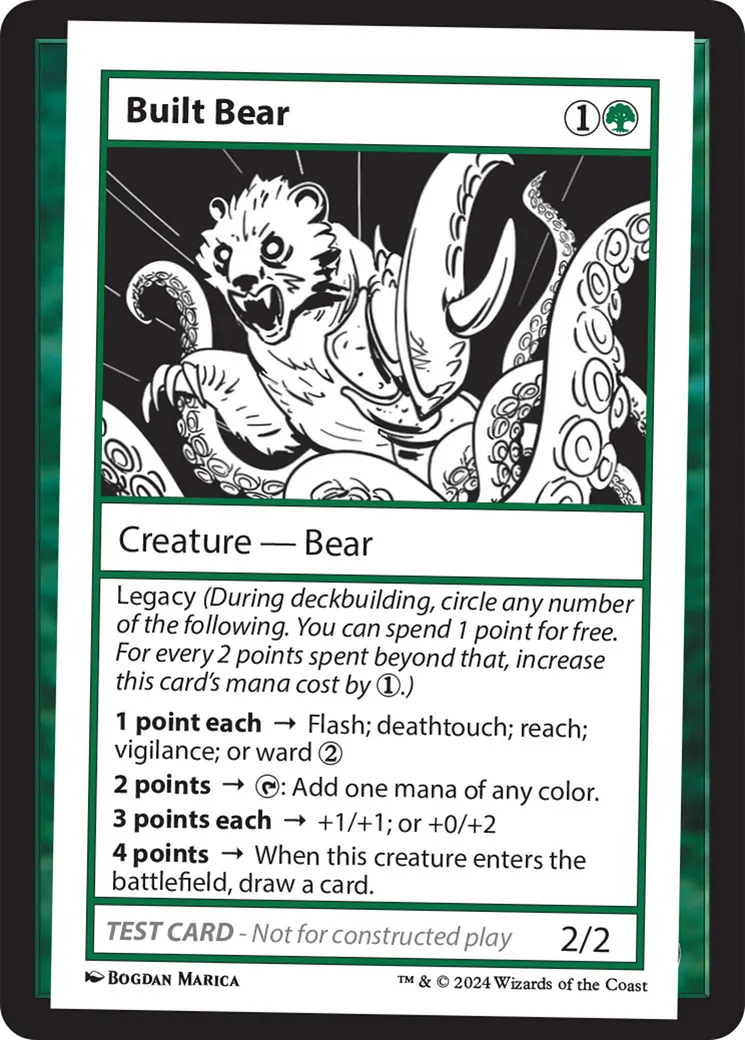 Built Bear — Mystery Booster 2 — Magic: The Gathering