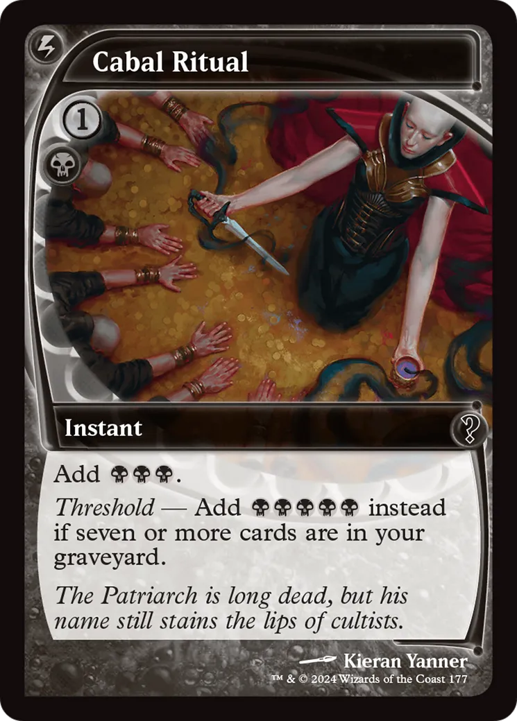 Cabal Ritual — Mystery Booster 2 — Magic: The Gathering