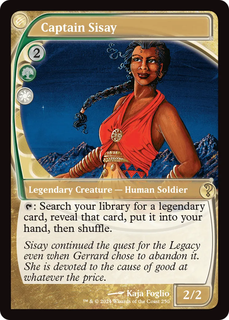 Captain Sisay — Mystery Booster 2 — Magic: The Gathering