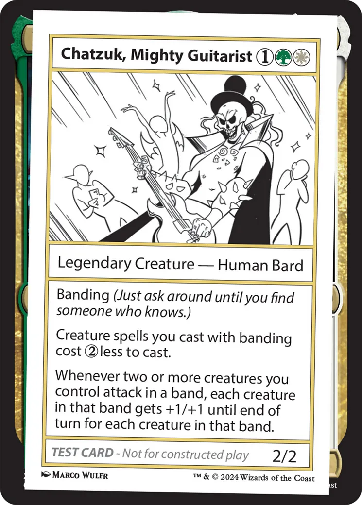 Chatzuk, Mighty Guitarist — Mystery Booster 2 — Magic: The Gathering