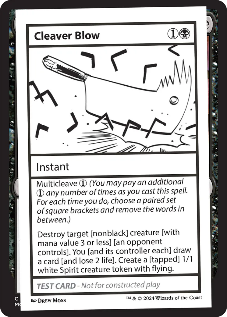 Cleaver Blow — Mystery Booster 2 — Magic: The Gathering