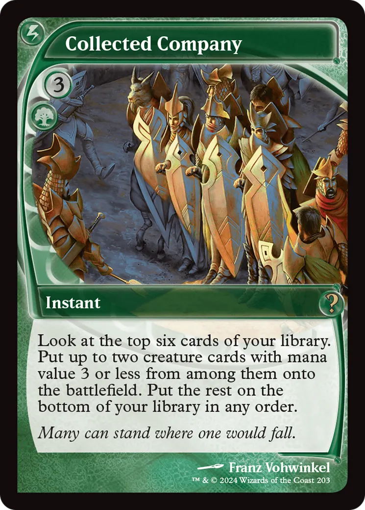Compagnie rassemblée — Mystery Booster 2 — Magic: The Gathering