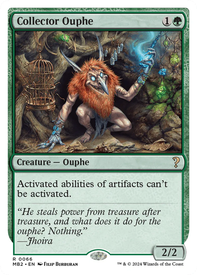 Orphe collectionneur — Mystery Booster 2 — Magic: The Gathering