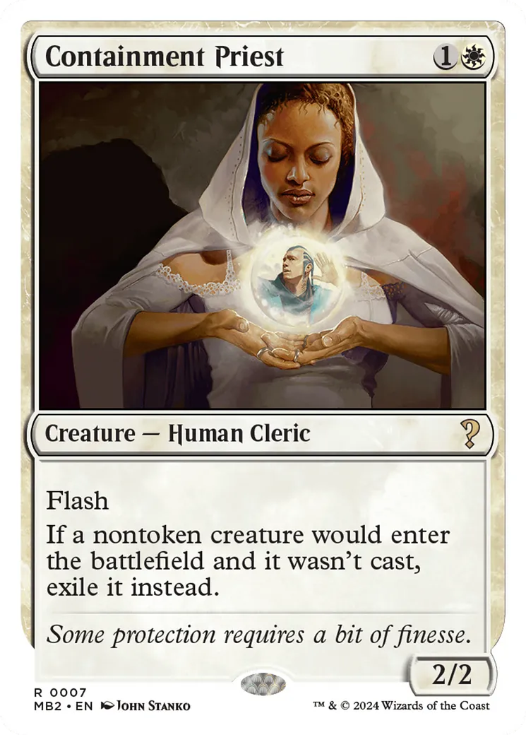 Prêtresse du confinement — Mystery Booster 2 — Magic: The Gathering