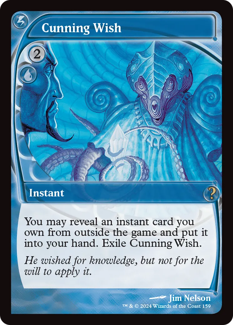 Cunning Wish — Mystery Booster 2 — Magic: The Gathering