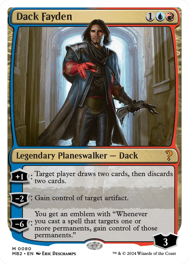 Dack Fayden — Mystery Booster 2 — Magic: The Gathering