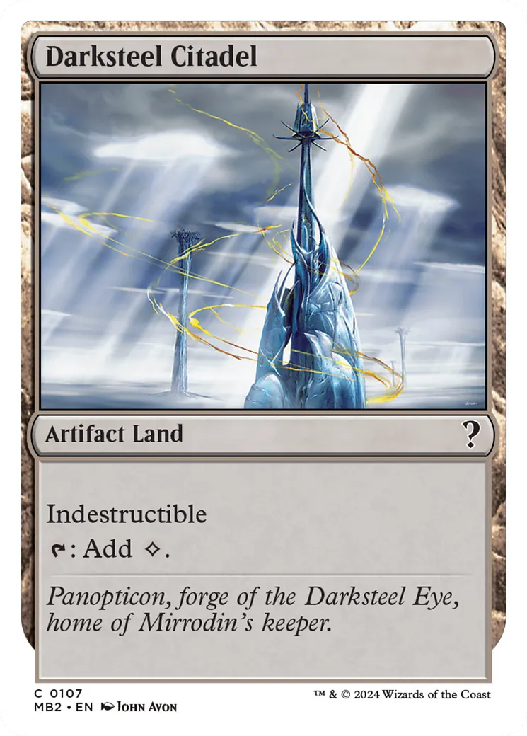 Darksteel Citadel — Mystery Booster 2 — Magic: The Gathering