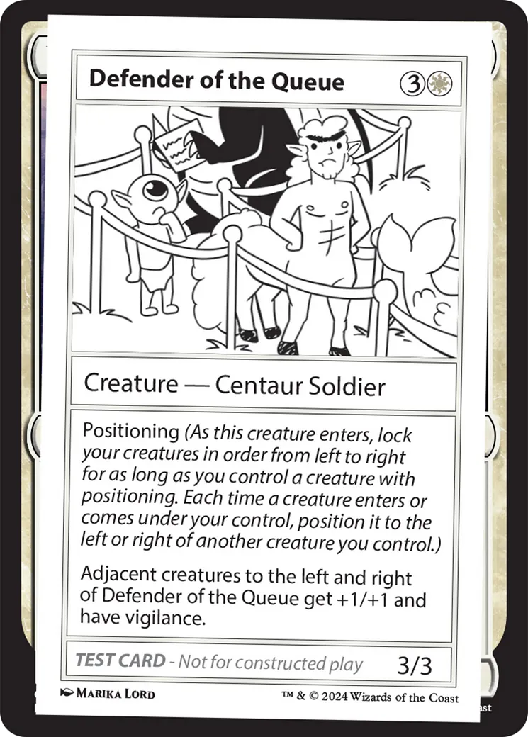 Defender of the Queue — Mystery Booster 2 — Magic: The Gathering