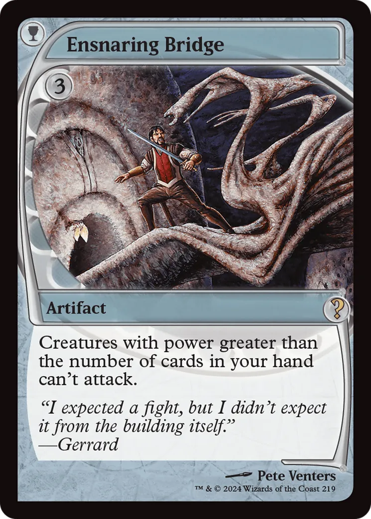 Ensnaring Bridge — Mystery Booster 2 — Magic: The Gathering