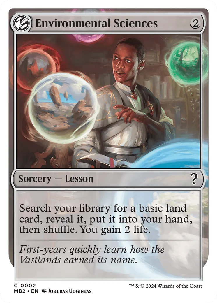 Sciences environnementales — Mystery Booster 2 — Magic: The Gathering