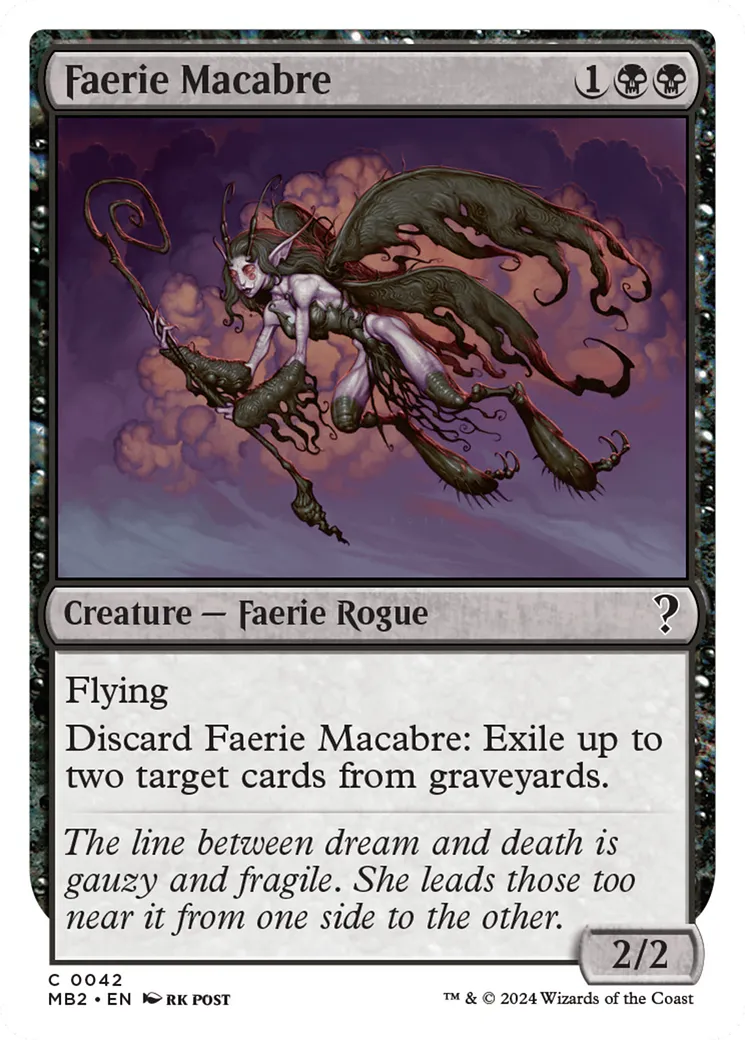 Faerie macabre — Mystery Booster 2 — Magic: The Gathering