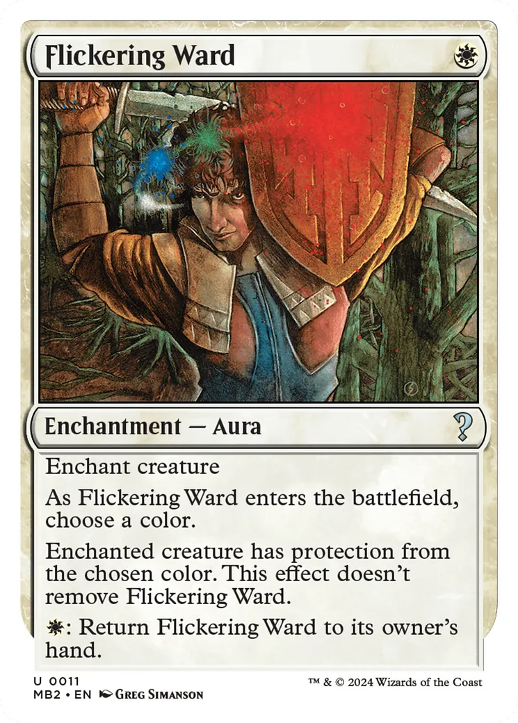Rune de garde scintillante — Mystery Booster 2 — Magic: The Gathering