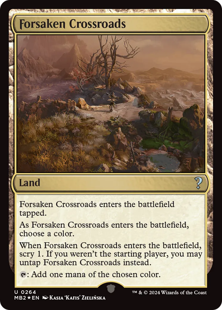 Forsaken Crossroads — Mystery Booster 2 — Magic: The Gathering
