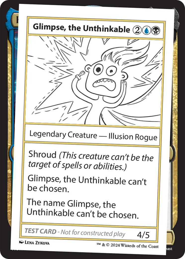 Glimpse, the Unthinkable — Mystery Booster 2 — Magic: The Gathering
