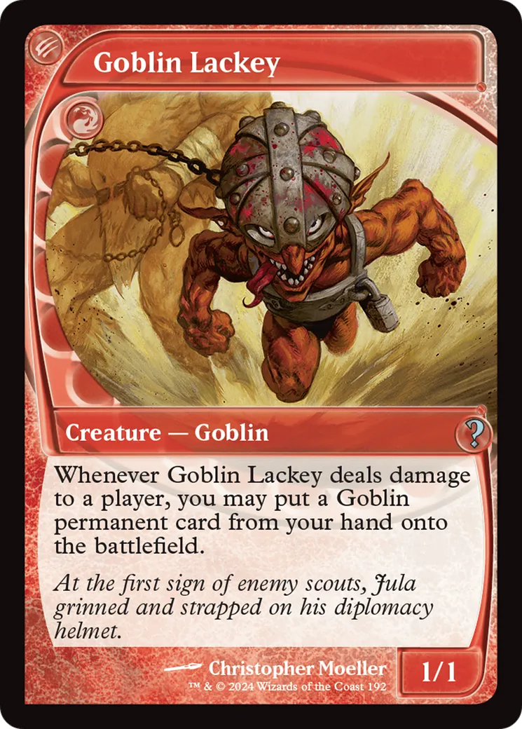 Goblin Lackey — Mystery Booster 2 — Magic: The Gathering