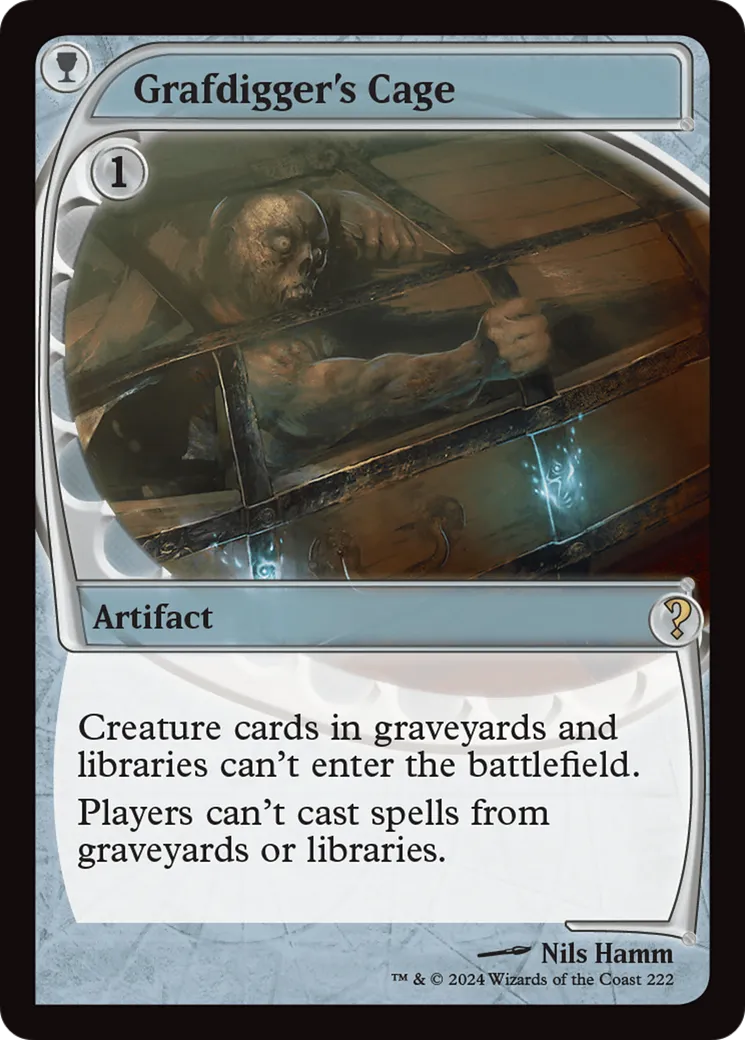 Cage du fossoyeur de graf — Mystery Booster 2 — Magic: The Gathering