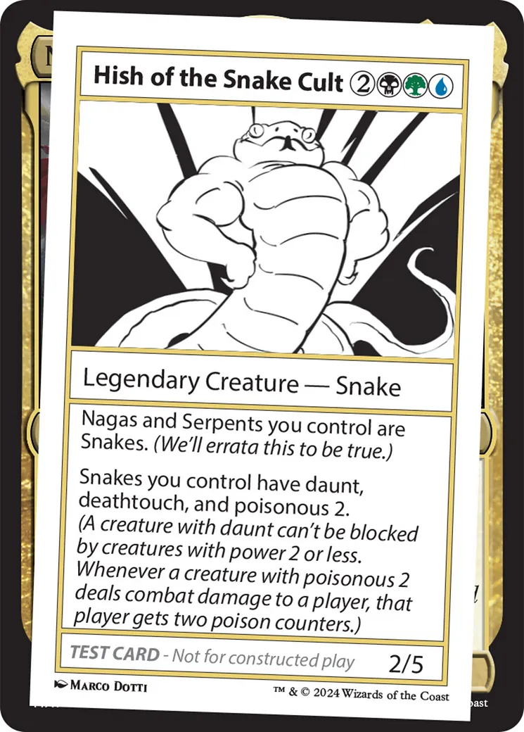 Hish of the Snake Cult — Mystery Booster 2 — Magic: The Gathering