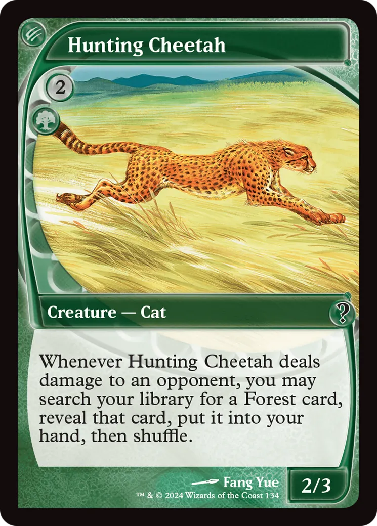 Hunting Cheetah from Mystery Booster 2 - Magic: The Gathering