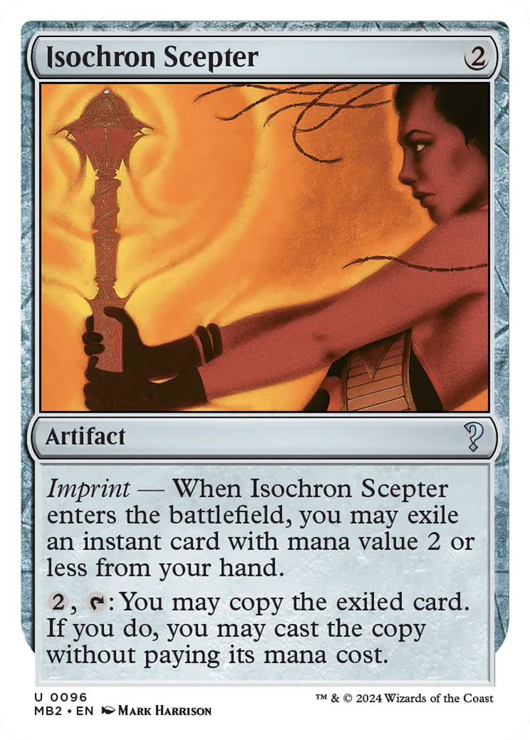 Sceptre isochronique — Mystery Booster 2 — Magic: The Gathering