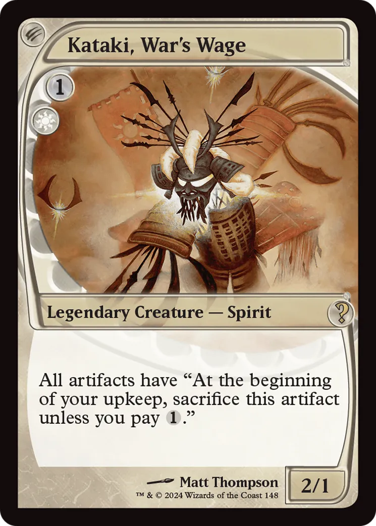 Kataki, War's Wage — Mystery Booster 2 — Magic: The Gathering