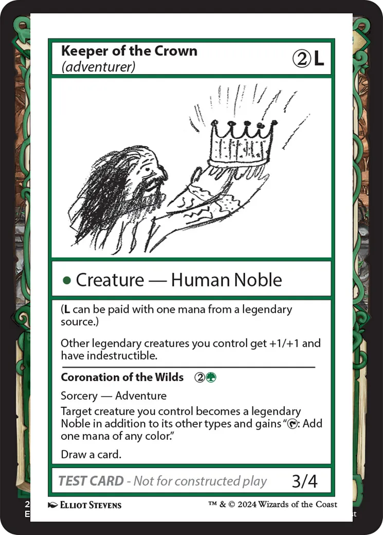 Keeper of the Crown // Coronation of the Wilds — Mystery Booster 2 — Magic: The Gathering