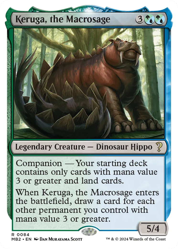 Keruga, le Macrosophe — Mystery Booster 2 — Magic: The Gathering