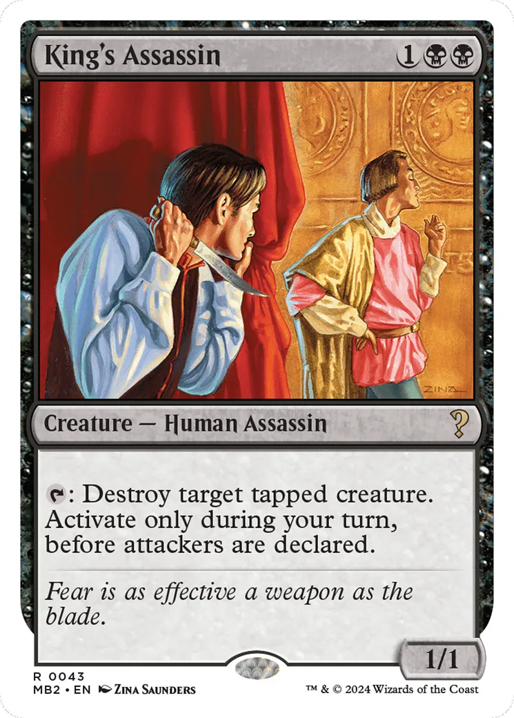 Assassin du roi — Mystery Booster 2 — Magic: The Gathering