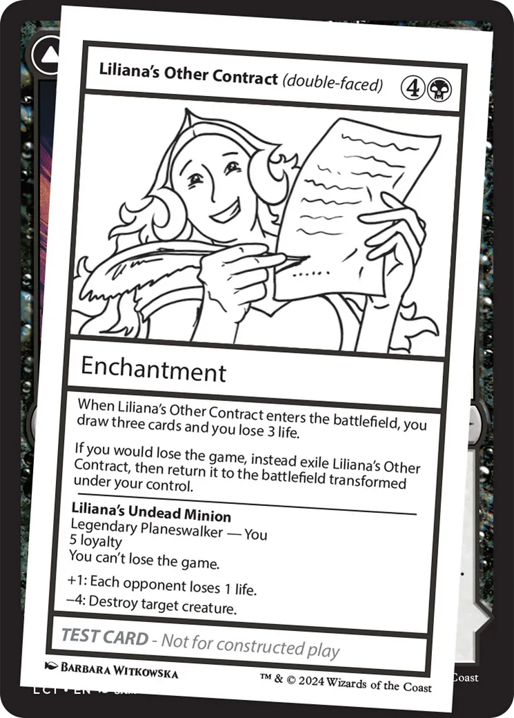 Liliana's Other Contract // Liliana's Undead Minion — Mystery Booster 2 — Magic: The Gathering