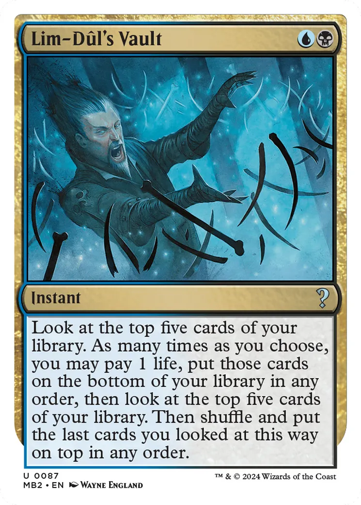 Caveau de Lim-Dûl — Mystery Booster 2 — Magic: The Gathering