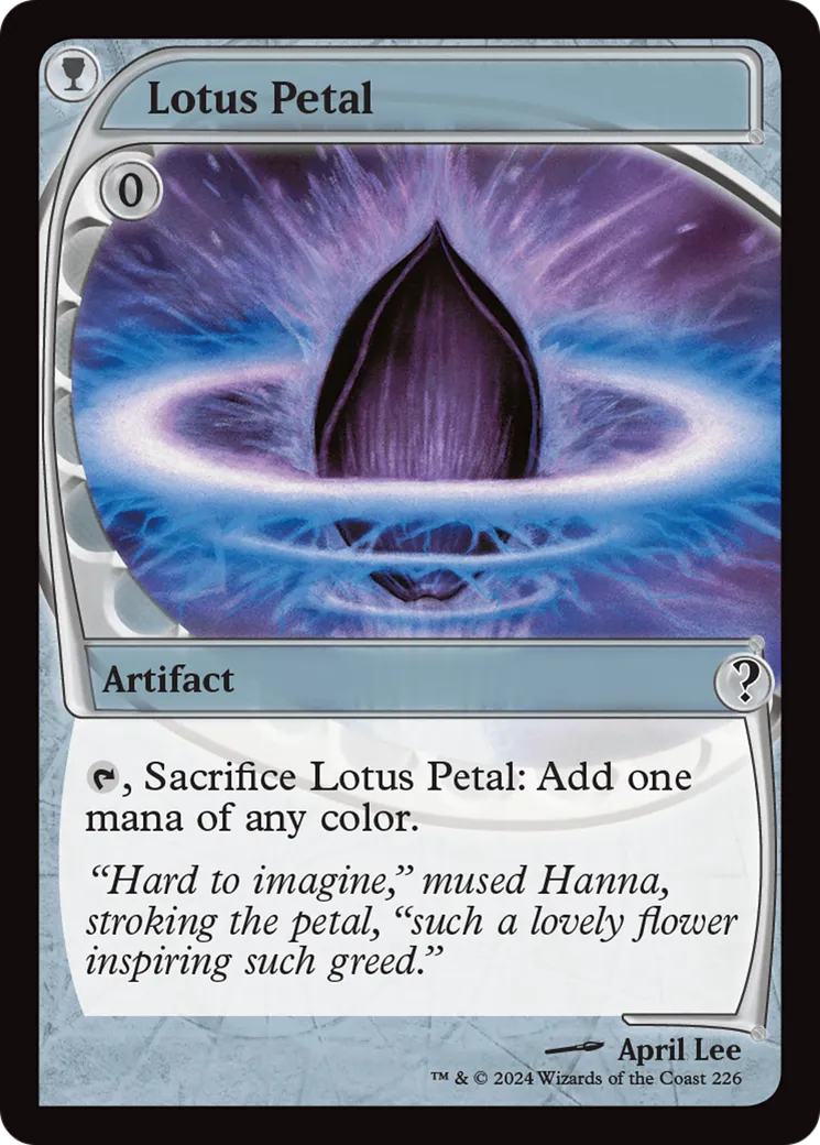 Lotus Petal — Mystery Booster 2 — Magic: The Gathering