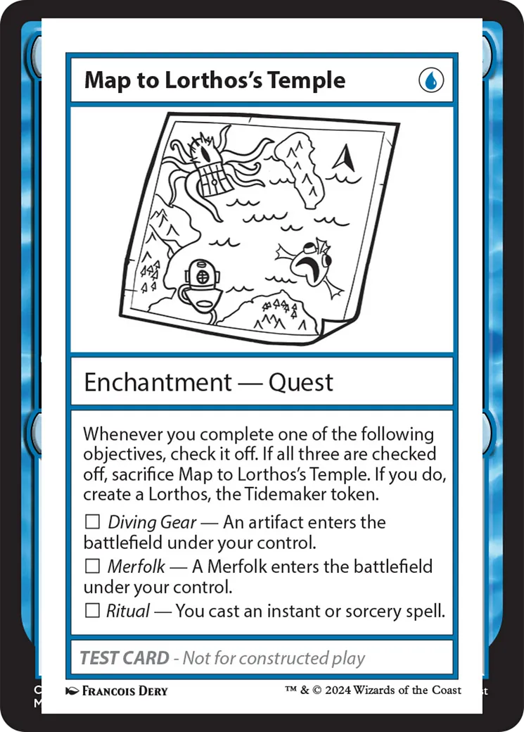 Map to Lorthos's Temple — Mystery Booster 2 — Magic: The Gathering